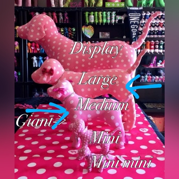 PINK Victoria's Secret Other - ISO Medium/Large VS PINK plush display dogs NFS